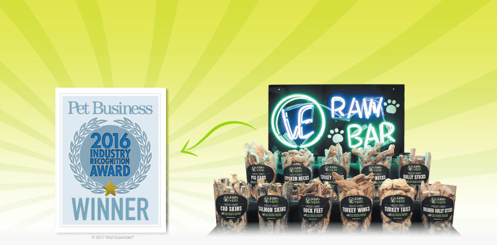 Vital Essentials® Receives 2016 Pet Business Industry Recognition Award